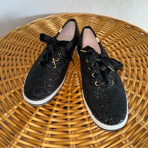 NWOT Kate Spade x Keds Glitter Sneakers, Size 8